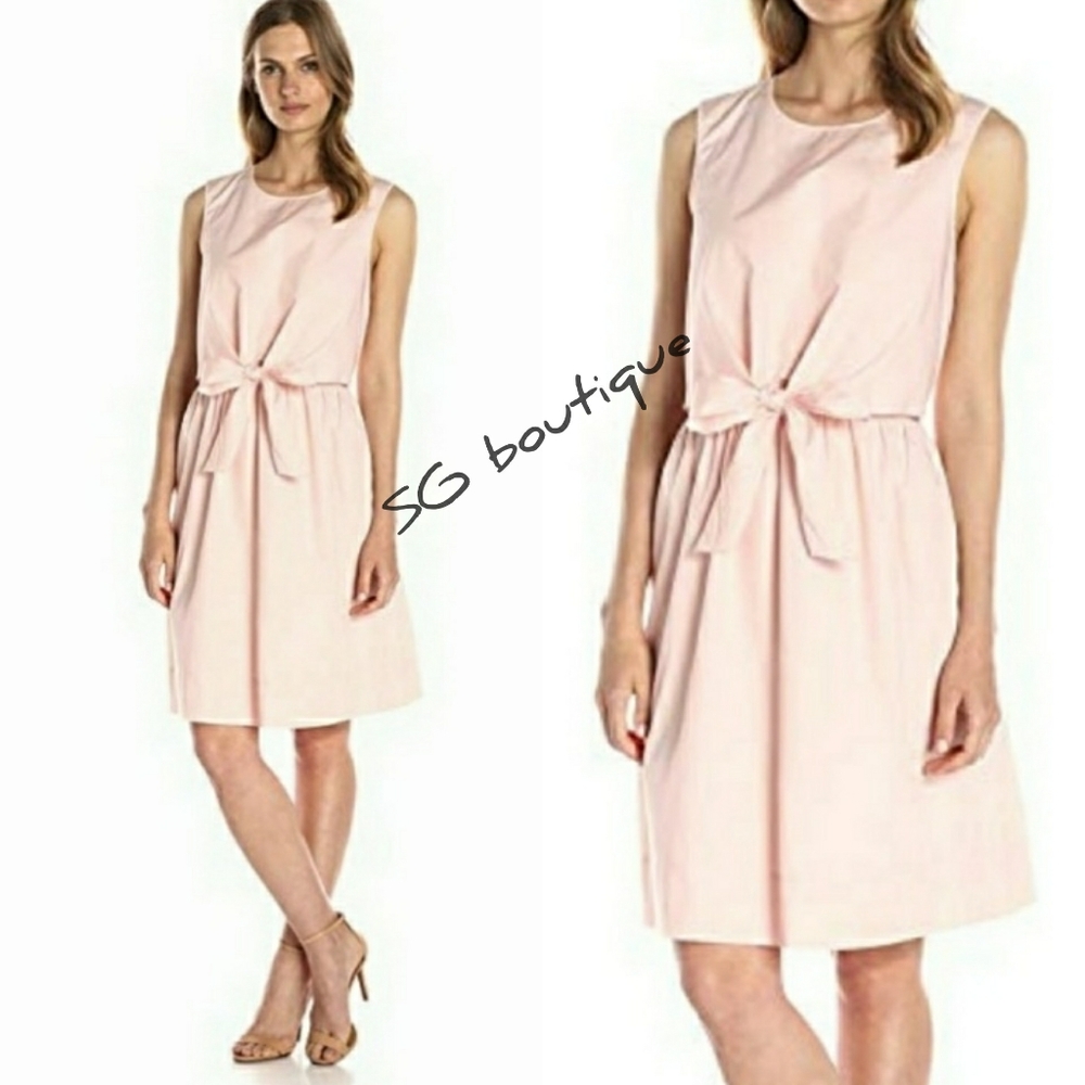 🆕⭐100% Cotton soft Peachy pink bowtie dress